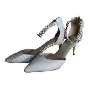 Jewel Badgley MIschka Sparkly Bedazzled Heels